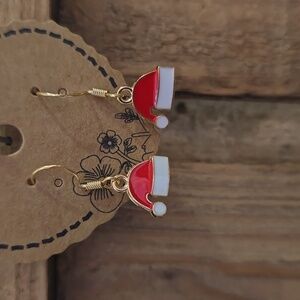 Santa Hat Earrings